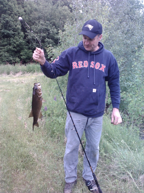 Maine Bass fishing